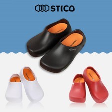 STICO Mens Chef Kitchen Slip Resistant Safety Rubber Occupational Shoes NEC03