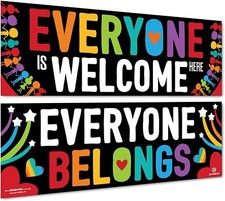 Classroom Decorations - Welcome Banner and Poster for Teachers - Bulletin Board