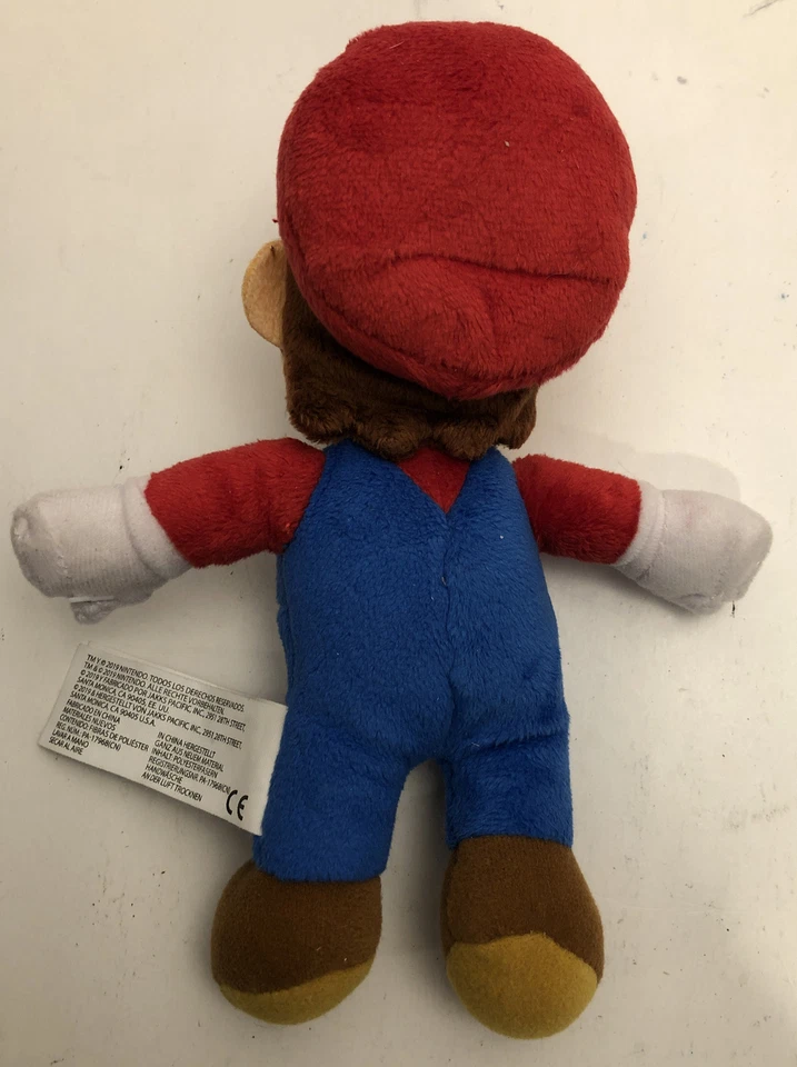 Mario — плюшевая игрушка Nintendo Super Mario 7 дюймов Jakks Pacific - Изображение 3 из 4