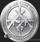 2021 -1 OZ 999 PURE SILVER SHIELD ROUND COIN BULLION Come And Take Them! 🔥AG-47