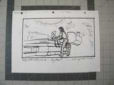 vtg 1980s Aliens movie LA Effects storyboard 1st gen production used copy 36G