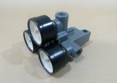 Siemens Moore 14099-38 Bellows Type Pilot Model 71/72 Valve Positioner W/ Gauges