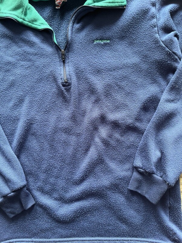 ジャケット・アウター 50s VINTAGE SATAIN PULLOVER SHIRT BLUE 50s blue satin jacket half zip