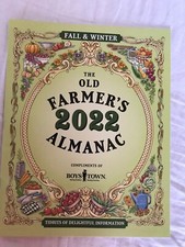 NEW ~The Old Farmer's Almanac 2022  Fall and Winter / Home Remedies / Folklore