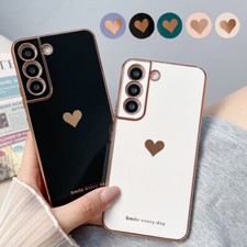 Case For Samsung Galaxy S25 S24 S23 S22 S21 S20 Ultra Plus Cute Heart Phone Cove