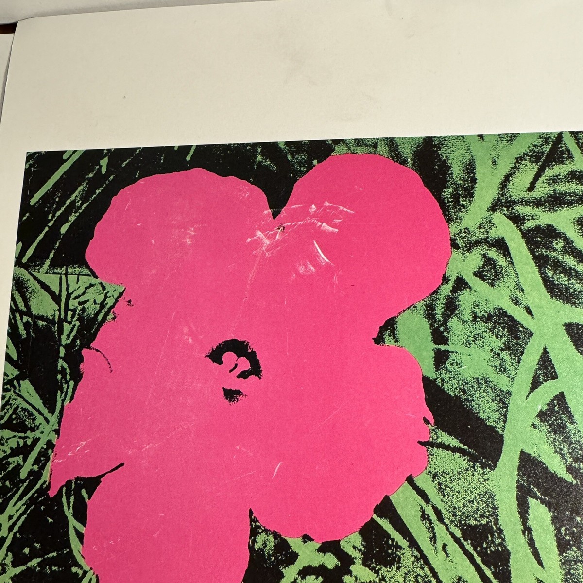 ANDY WARHOL RARE VTG 1989 POP ART LITHOGRAPH PRINT 