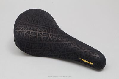 Iscaselle Tornado Tour c.1991 NOS/NIB Black Suede Leather Saddle
