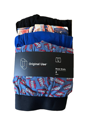 Original-Use boxer briefs mens size medium set of 4 New with tags!