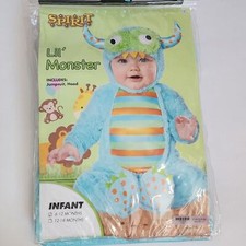 Spirit Baby Lil Monster Costume/ 6-12 Months