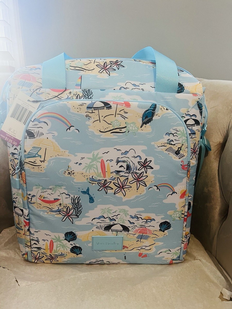 新品　ヴェラブラッドリー　Lighten Up  大容量クーラートートバッグ Vera Bradley Lighten Up Travel Cooler Backpack Beach Treasures