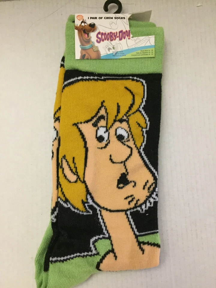 NEW 3 Pairs Scooby Doo Unisex Crew Socks Shoe Size 6-12 - Image 3 of 4