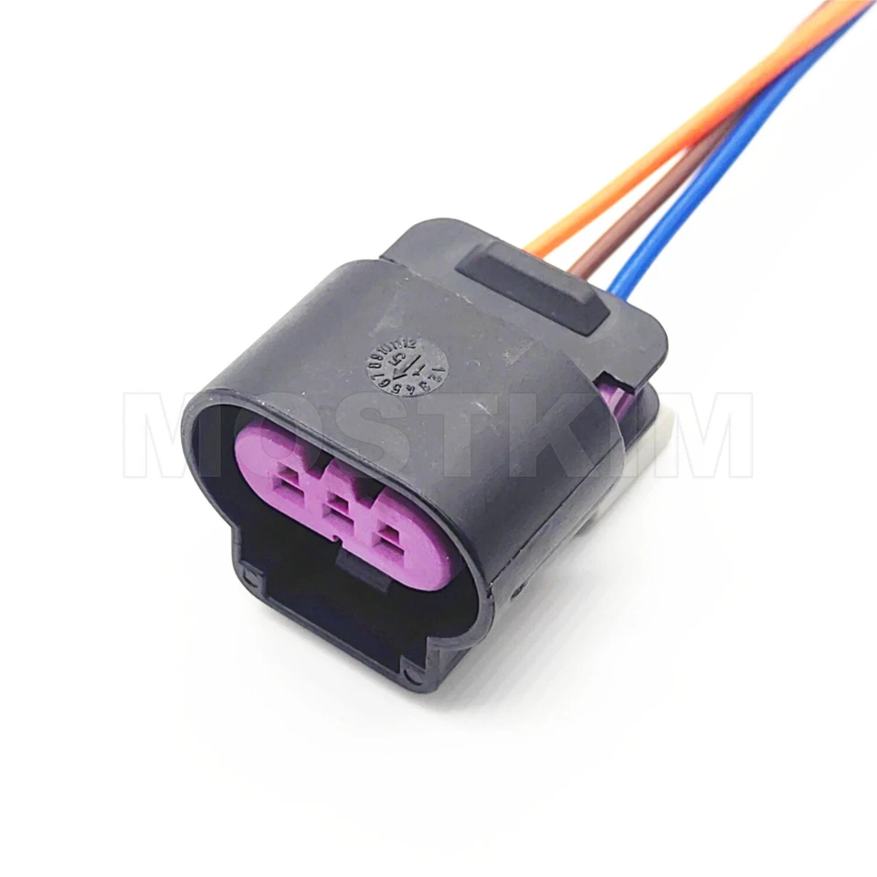 3-Pin DRL Daytime Running Light Connector Pigtail For Chevrolet Impala 2014-2019 - Image 4 of 4