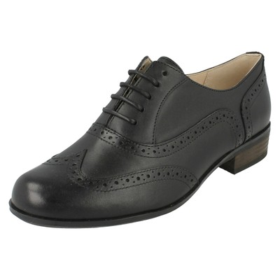 clarks heeled brogues