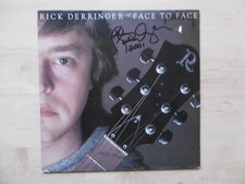 Rick Derringer Autogramm signed LP-Cover "Face to Face" Vinyl