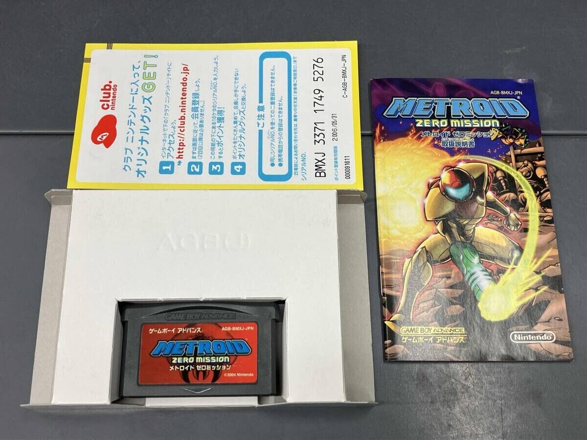 Metroid Zero Mission Nintendo Game Boy Advance GBA From Metroid Zero Mission Nintendo Game Boy Advance GBA From