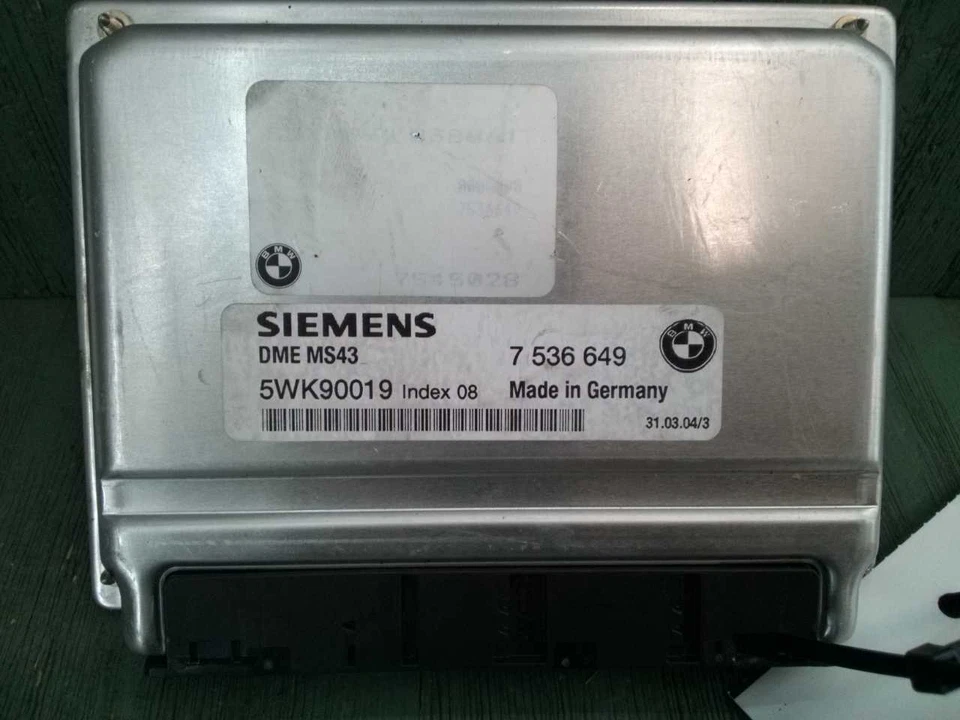 BMW X5 2003-2005 ECU ECM MOTOR CONTROL INFORMÁTICO MOD 7536649 Foto 4 de 4