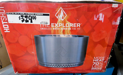 $330 NEW Wood Burning Fire Pit HOT SHOT 19.5 Portable THE EXPLORER W/ Carry Bag