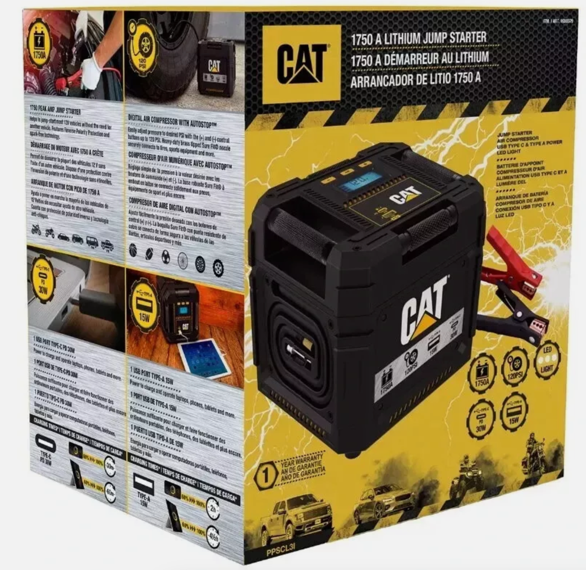 CAT 4-in-1 Professional Power Station w/ 1750 Amp Jump Starter