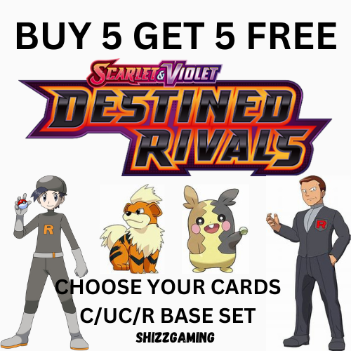 Pokemon Destined Rivals SV10 /182 Base set - Choose Your cards - Picture 1 of 4