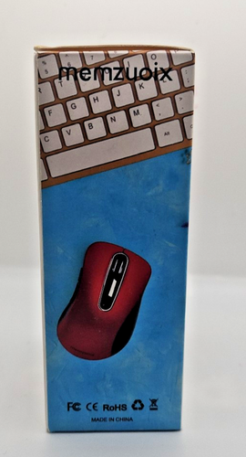 Memzuiox 2.4GHz Wireless Optical Mouse 1200 DPI with Receiver - Red - Picture 5 of 9