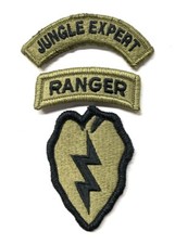 US ARMY 25th Infantry Tropic Lightning Ocp Multicam Jungle Expert Ranger patch