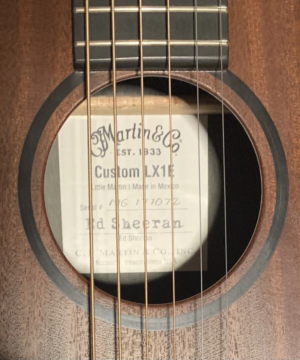 Martin Custom LX1E Mini Ed Sheeran PLUS limited edition Acoustic Guitar