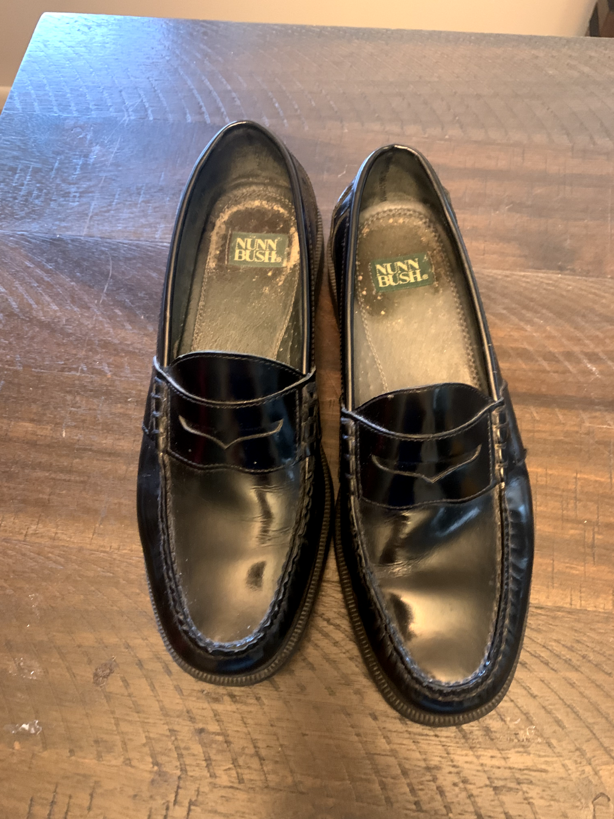 SAOLA Mocassini Nunn Bush uomo neri taglia 9M usati