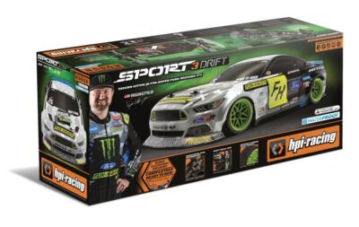 HPI Racing mt ラジコンカー HPI E10 Drift Gittin Jr '13 Monster Energy Mustang Body [HPI111664