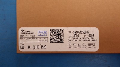(100 PCS) SN105125DBVR TI LDO VOLTAGE REGULATOR 1.2V 150mA 5-SOT-23 