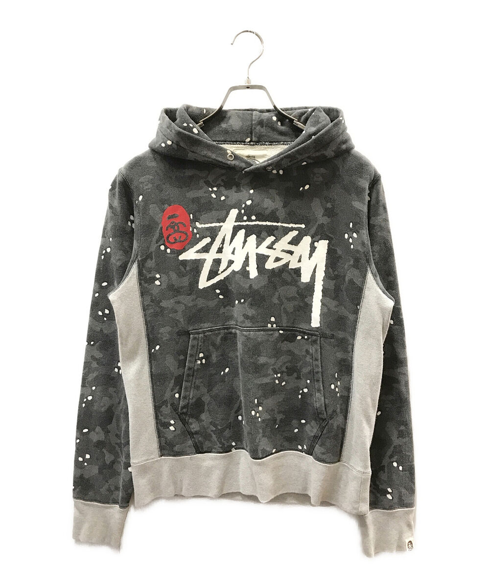 stussy × A BATHING APE Camo P/O PK Size: M Gray Men stussy × A BATHING APE Camo P/O PK Size: M Gray Men