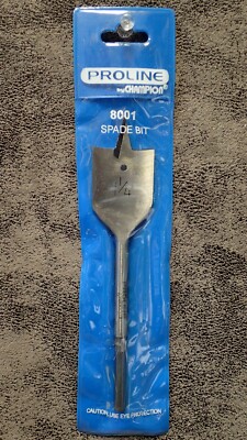 8001-1-1/4'' CHAMPION Proline 1-1/4'' Spade Wood Boring Bit 7/32'' Shank (BN169)