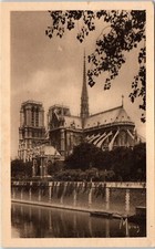 Towers & South Porch, Notre-Dame Cathedral, Paris, France Mona Series Postcard