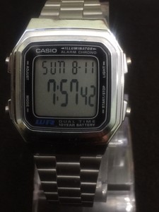 casio square face watch