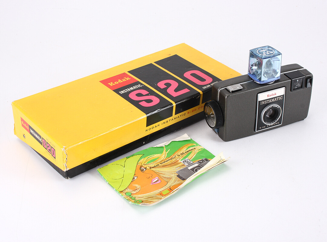 e–––3 KODAK INSTAMATIC S-20, BOXED, DEFECTIVE METER, AS-IS/210553