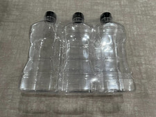 NEW / SEALED 3-Count Clear Food Grade 64 Oz Plastic Bottles with Caps BPA-Free