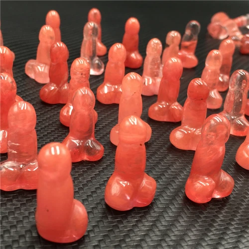 Wholesale Natural mix mini Penis Carved quartz Crystal Massager Wand Healing - Picture 41 of 296