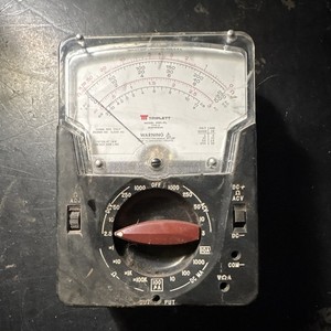 Vintage Triplett Model 630-PL Type 5 Suspension Multimeter