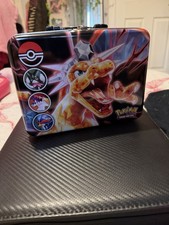Charizard Lunch Box Type Storage Tin Pokemon EMPTY