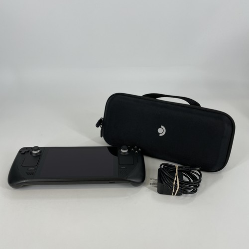 Valve Steam Deck Handheld Console Black 256GB w/ Case - Excellent w/ Smoke Odor