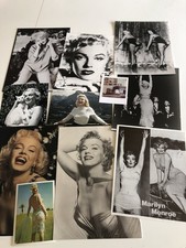 Marilyn Monroe photo, print & postcard Job lot; Her cat, dog Maf, etc