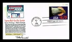 US COVER EXPRESS MAIL $8.75 EAGLE MOON FIRST DAY ISSUE TORKEL GUNDEL CACHET