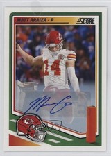 2025 Score Signatures Matt Araiza #288 Auto 1gm6
