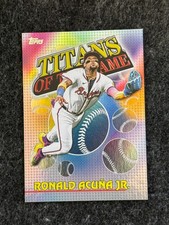 2026 Topps Baseball Series 1 Ronald Acuna Jr. Titans of the Game