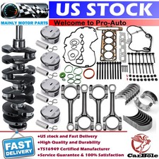 Engine Rebuild Overhaul Kit For Buick Verano Regal Chevy Equinox Gmc Ecotec 2.4l