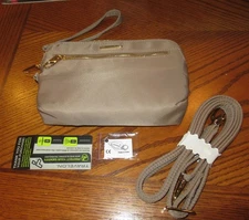 Travelon Womens RFID Blocking Wallet Purse Wristlet Convertible Crossbody NEW