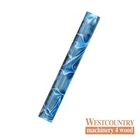 Charnwood Acrylic Pen Blank AR19 - 19mm Dia x 130mm Dark Cyan with White Swirl