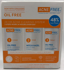 Acne Free 24HR Acne Kit  3 Step Clearing System  EXP 02/2027  FAST SHIP