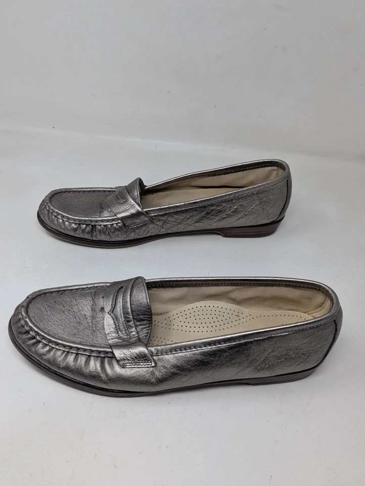 Zapatos sin cordones SAS Tripad Comfort para mujer talla 10,5 M guiño peltre centavo Foto 4 de 4