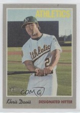 2019 Topps Heritage 1970 Cloth Stickers Khris Davis #13 06p8