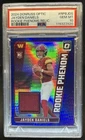 2024 Donruss Optic Jayden Daniels Rookie Jersey Blue Hyper #RPB-JDS PSA 10